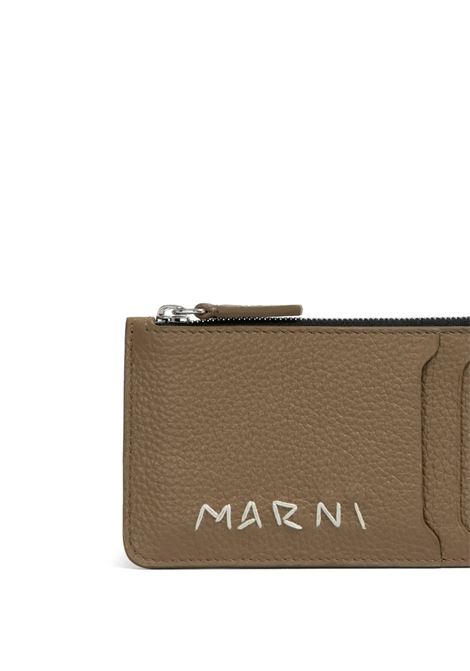 portacarte mending unisex marrone MARNI | PFMI0103U1 P653300V49